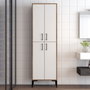 Hanah Home Berlin A Armario Multiusos Nogal y Blanco
